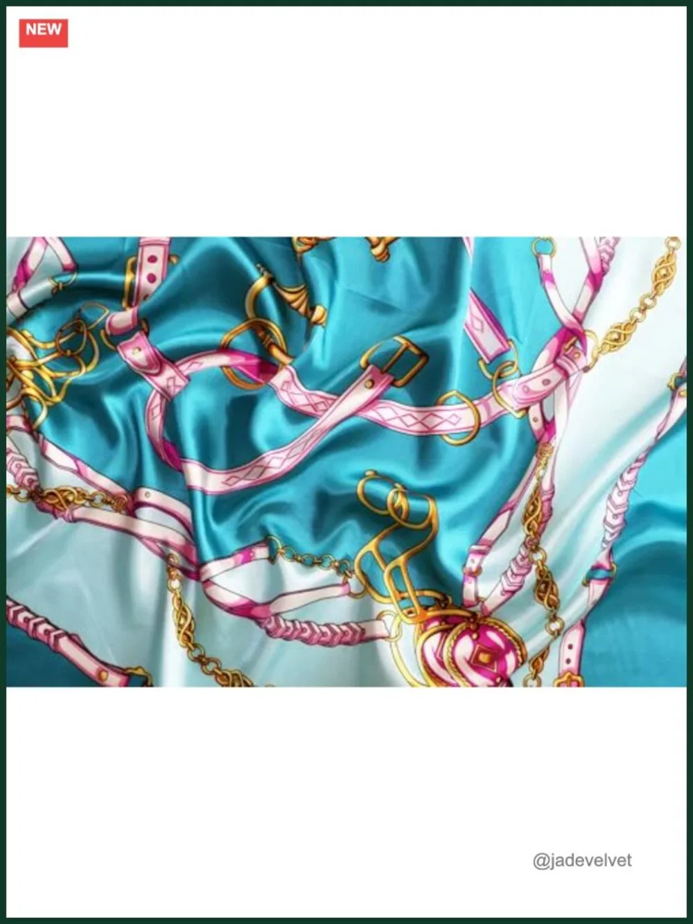 Satin Head Scarf for Women Silk-Like Square Scarf 35x35